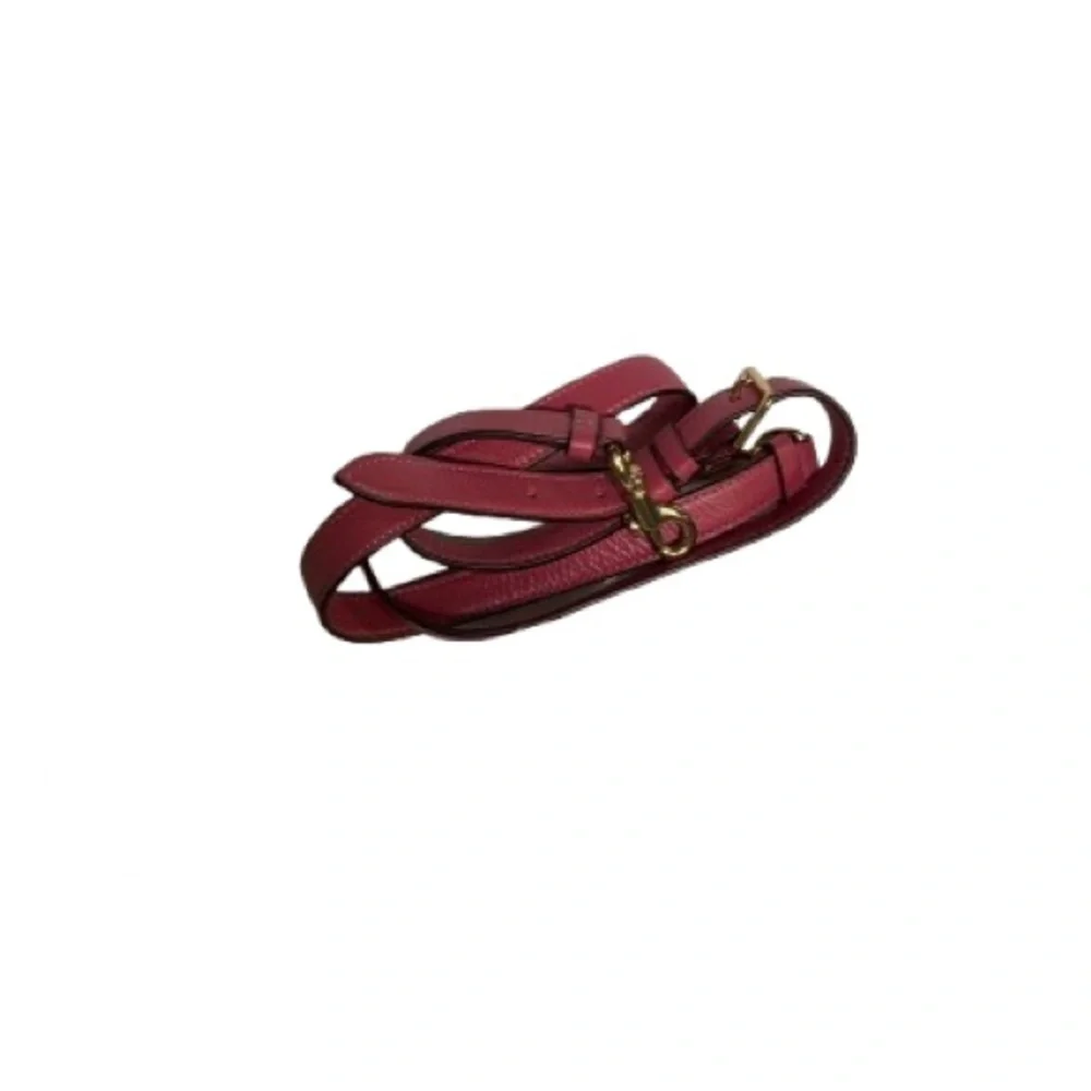 Coach Raspberry Leather Handbag - Picture 6 of 8
